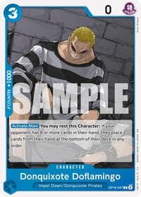 Donquixote Doflamingo (047) - The Time of Battle - One Piece Card Game card