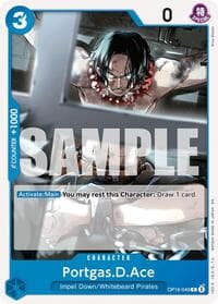 Portgas.D.Ace (049) - The Time of Battle - One Piece Card Game card