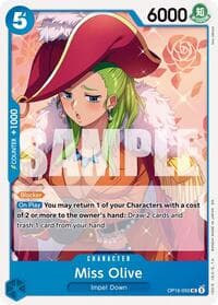 Miss Olive - The Time of Battle - One Piece Card Game card