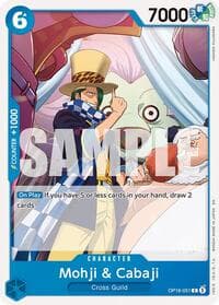 Mohji & Cabaji - The Time of Battle - One Piece Card Game card
