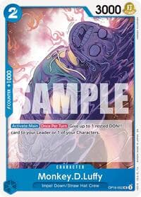 Monkey.D.Luffy (052) - The Time of Battle - One Piece Card Game card