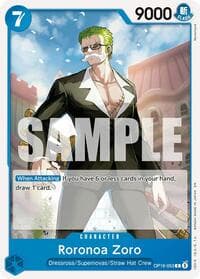 Roronoa Zoro (053) - The Time of Battle - One Piece Card Game card