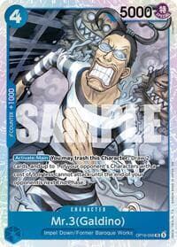 Mr.3(Galdino) (056) - The Time of Battle - One Piece Card Game card