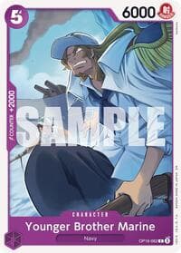 Younger Brother Marine - The Time of Battle - One Piece Card Game card