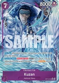 Kuzan (Alternate Art) - The Time of Battle - One Piece Card Game card