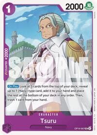 Tsuru - The Time of Battle - One Piece Card Game card