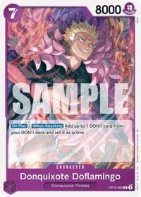 Donquixote Doflamingo (069) - The Time of Battle - One Piece Card Game card