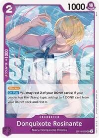 Donquixote Rosinante - The Time of Battle - One Piece Card Game card