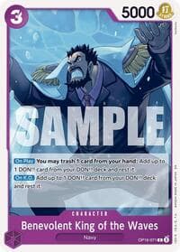 Benevolent King of the Waves - The Time of Battle - One Piece Card Game card