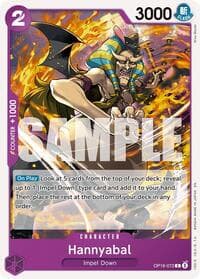 Hannyabal - The Time of Battle - One Piece Card Game card