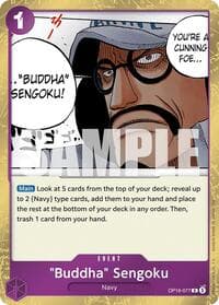 "Buddha" Sengoku - The Time of Battle - One Piece Card Game card