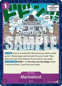 Marineford - The Time of Battle - One Piece Card Game card
