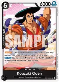 Kouzuki Oden - The Time of Battle - One Piece Card Game card