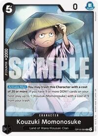 Kouzuki Momonosuke (084) - The Time of Battle - One Piece Card Game card