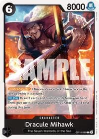 Dracule Mihawk - The Time of Battle - One Piece Card Game card