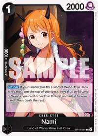 Nami - The Time of Battle - One Piece Card Game card