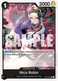 Nico Robin - The Time of Battle - One Piece Card Game card