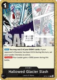 Hallowed Glacier Slash - The Time of Battle - One Piece Card Game card