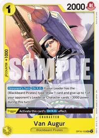 Van Augur - The Time of Battle - One Piece Card Game card