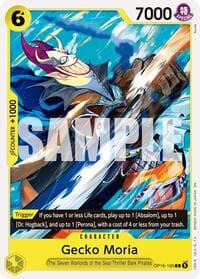 Gecko Moria - The Time of Battle - One Piece Card Game card