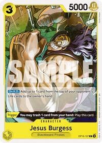 Jesus Burgess - The Time of Battle - One Piece Card Game card