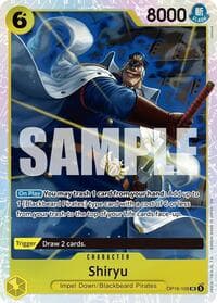 Shiryu - The Time of Battle - One Piece Card Game card
