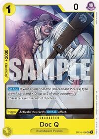 Doc Q - The Time of Battle - One Piece Card Game card