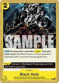 Black Hole - The Time of Battle - One Piece Card Game card