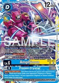 Amphimon // Frozen Crystal - Digital World Shambala - Digimon Card Game card