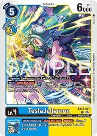 TeslaJellymon - Digital World Shambala - Digimon Card Game card
