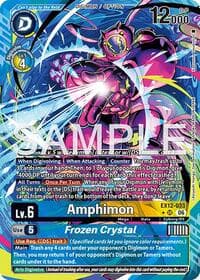 Amphimon // Frozen Crystal (Alternate Art) - Digital World Shambala - Digimon Card Game card