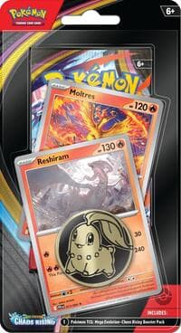 Chaos Rising Single Pack Blister [Reshiram/Moltres] - ME04: Chaos Rising - Pokemon card