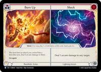 Burn Up // Shock - Silver Age Chapter 3 - Flesh and Blood TCG card
