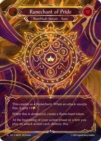 Runechant of Pride (Yellow)(Marvel) - Omens of the Third Age - Flesh and Blood TCG card
