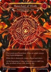 Runechant of Wrath (Yellow)(Marvel) - Omens of the Third Age - Flesh and Blood TCG card