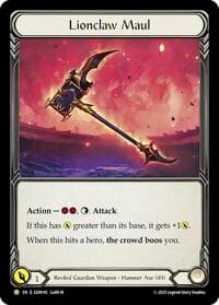 Lionclaw Maul - GEM Pack 5 - Flesh and Blood TCG card