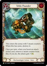 Teklo Pounder (Blue) - GEM Pack 5 - Flesh and Blood TCG card