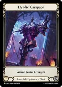 Dyadic Carapace - GEM Pack 5 - Flesh and Blood TCG card