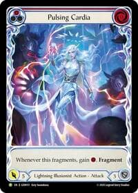 Pulsing Cardia (Red) - GEM Pack 5 - Flesh and Blood TCG card
