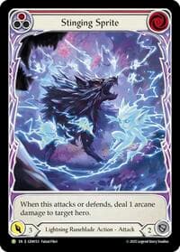 Stinging Sprite (Red) - GEM Pack 5 - Flesh and Blood TCG card