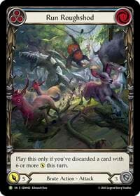 Run Roughshod (Blue) - GEM Pack 5 - Flesh and Blood TCG card