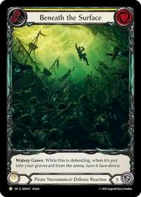 Beneath the Surface (Yellow) - GEM Pack 5 - Flesh and Blood TCG card