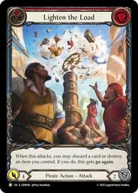 Lighten the Load (Red) - GEM Pack 5 - Flesh and Blood TCG card