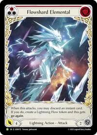 Flowshard Elemental (Red) - GEM Pack 5 - Flesh and Blood TCG card