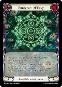 Runechant of Envy (Yellow) - GEM Pack 5 - Flesh and Blood TCG card