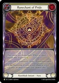 Runechant of Pride (Yellow) - GEM Pack 5 - Flesh and Blood TCG card