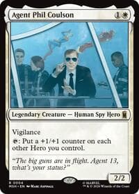 Agent Phil Coulson - Marvel Super Heroes - Magic: The Gathering card