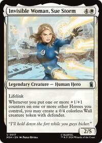 Invisible Woman, Sue Storm - Marvel Super Heroes - Magic: The Gathering card