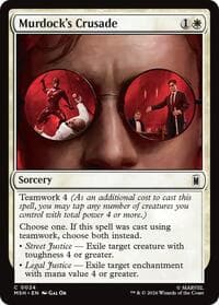 Murdock's Crusade - Marvel Super Heroes - Magic: The Gathering card