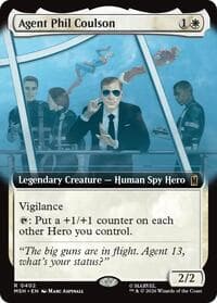 Agent Phil Coulson (Extended Art) - Marvel Super Heroes - Magic: The Gathering card